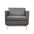 Moderne Gaia High-arm Leather Lounge Chair Replica